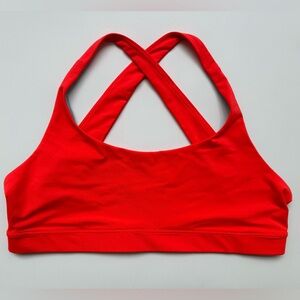 GAP FIT - Blackout Medium Impact Crossback Sports Bra - Bright Red - XL